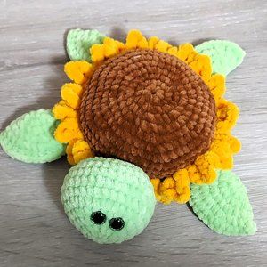 Plushie turtle sunflower toy best gift for any occasion